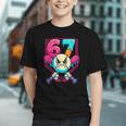 Baseball Ice Cream Drip Number 67 Six Seven Meme 67 Graphic Youth Baseball Ice Cream Drip Number 67 Six Seven Meme 67 Graphic Youth