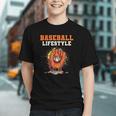 Baseball Lifestyle Ice Cream Drip Baseball Glove Crossed Bat Graphic Youth Baseball Lifestyle Ice Cream Drip Baseball Glove Crossed Bat Graphic Youth