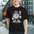 Baseball Mascot Attitude Graffiti Splash Bat Cap Graphic Youth Baseball Mascot Attitude Graffiti Splash Bat Cap Graphic Youth