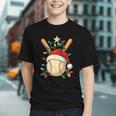 Baseball Santa Christmas Ball Baseball Lover Player Boys Graphic Youth Baseball Santa Christmas Ball Baseball Lover Player Boys Graphic Youth