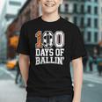 Baseball Soccer Basketball 100 Days Of School Graphic Youth