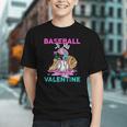 Baseball Is My Valentine Ice Cream Drip Crossed Bats Sport Graphic Youth Baseball Is My Valentine Ice Cream Drip Crossed Bats Sport Graphic Youth