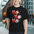 Basketball Baseball Soccer Christmas Ho Ho Ho Santa Xmas Graphic Youth Basketball Baseball Soccer Christmas Ho Ho Ho Santa Xmas Graphic Youth