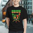 Bruh 67 Baseball Christmas Gingerbread Drip Number 67 Player Graphic Youth