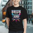 Bruh It's My 100 Days Of School Baseball Ice Cream Drip Boys Graphic Youth Bruh It's My 100 Days Of School Baseball Ice Cream Drip Boys Graphic Youth