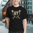Camo Baseball Ice Cream Drip Number 67 Player 67th Birthday Graphic Youth Camo Baseball Ice Cream Drip Number 67 Player 67th Birthday Graphic Youth