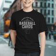 Card Collector I Have Too Many Baseball Cards Graphic Youth Card Collector I Have Too Many Baseball Cards Graphic Youth