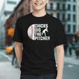 Chicks Dig The Pitcher Baseball Graphic Youth