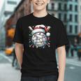 Christmas Baseball Boy Youth Kid Men Santa Hat Xmas Baseball Graphic Youth