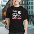 Crazy Proud Soccer Baseball Player Mom Ball Mother Graphic Youth Crazy Proud Soccer Baseball Player Mom Ball Mother Graphic Youth