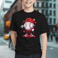 Cute Game Day Baseball Ice Cream Drip Valentine Love XOXO Graphic Youth
