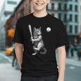Cute Kitten Playing Baseball Hitter Bat Cool Baseball Cat Graphic Youth Cute Kitten Playing Baseball Hitter Bat Cool Baseball Cat Graphic Youth