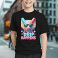 Drip Happens Baseball Ice Cream Bat And Ball With Sunglasses Graphic Youth Drip Happens Baseball Ice Cream Bat And Ball With Sunglasses Graphic Youth