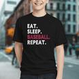 Eat Sleep Baseball Repeat Baseball Player Graphic Youth Eat Sleep Baseball Repeat Baseball Player Graphic Youth