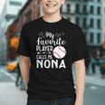My Favorite Player Calls Me Nona Baseball Player Graphic Youth