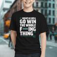 Might As Well Go Win The Whole Thing Baseball Apparel Graphic Youth Might As Well Go Win The Whole Thing Baseball Apparel Graphic Youth