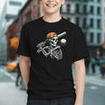 Halloween Boys Batting Skeleton Baseball Graphic Youth Halloween Boys Batting Skeleton Baseball Graphic Youth