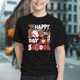 Happy 100 Days Of School Baseball Football PE Teacher Graphic Youth Happy 100 Days Of School Baseball Football PE Teacher Graphic Youth