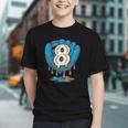 Ice Cream Baseball Glove 8th Birthday Edition Graphic Youth Ice Cream Baseball Glove 8th Birthday Edition Graphic Youth