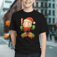 Ice Cream Drip Baseball Christmas Baseball Drip Candy Cane Graphic Youth