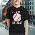 It’s My Birthday Baseball Vintage Style Graphic Youth