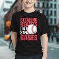 Kids Stealing Hearts Like I Steal Bases Cute Baseball Boys Graphic Youth Kids Stealing Hearts Like I Steal Bases Cute Baseball Boys Graphic Youth