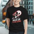 Mask On Fear Gone Baseball Catcher Softball Graphic Youth