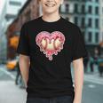 Melting Baseball Drip Heart Softball Player Lover Ice Cream Graphic Youth Melting Baseball Drip Heart Softball Player Lover Ice Cream Graphic Youth