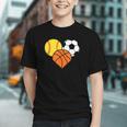 Mom Sports Heart Soccer Basketball Baseball Softball Graphic Youth Mom Sports Heart Soccer Basketball Baseball Softball Graphic Youth