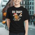 Oh Snap Gingerbreadman Christmas Baseball Humor Graphic Youth Oh Snap Gingerbreadman Christmas Baseball Humor Graphic Youth