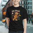 Oh Snap Gingerbreadman Christmas Baseball Graphic Youth Oh Snap Gingerbreadman Christmas Baseball Graphic Youth