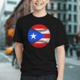 Puerto Rico Baseball Flag Boricua Beisbol Fan Gear Graphic Youth Puerto Rico Baseball Flag Boricua Beisbol Fan Gear Graphic Youth