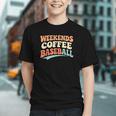 Weekends Coffee Baseball Retro Vibes Graphic Youth Weekends Coffee Baseball Retro Vibes Graphic Youth