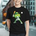 Shamrock Playing Baseball St Patricks Day Men Boys Kid Graphic Youth