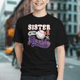 Sister Rookie Of Year 1st Birthday Baseball Theme Matching Graphic Youth