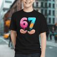 Six Seven 6-7 Baseball Ice Cream Drip 67 Meme Hands Graphic Youth Six Seven 6-7 Baseball Ice Cream Drip 67 Meme Hands Graphic Youth