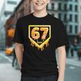 Six Seven 67 Meme Gen Alpha Slang Baseball 101 Graphic Youth