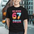 Six Seven Bruh 67 Ice Cream Drip Baseball For Men Women Kids Graphic Youth Six Seven Bruh 67 Ice Cream Drip Baseball For Men Women Kids Graphic Youth