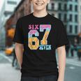 Six Seven Drip Baseball Player Number 67 Or 67th Birthday Graphic Youth