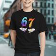 Six Seven Ice Cream Drip Cool Meme 67 Number Baseball Graphic Youth Six Seven Ice Cream Drip Cool Meme 67 Number Baseball Graphic Youth