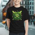 St Patricks Day Baseball Ice Cream Shamrock Baseball Player Graphic Youth St Patricks Day Baseball Ice Cream Shamrock Baseball Player Graphic Youth
