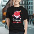 Stealing Hearts And Bases Baseball Player Valentine's Day Graphic Youth Stealing Hearts And Bases Baseball Player Valentine's Day Graphic Youth