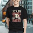 Stealing Hearts Like I Steal Bases Baseball Valentine Retro Graphic Youth Stealing Hearts Like I Steal Bases Baseball Valentine Retro Graphic Youth