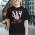 Strike Out Breast Cancer Baseball Warrior Graphic Youth