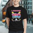 I Survived 100 Days Of School Baseball Cream Drip Boys Graphic Youth