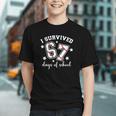 I Survived 67 Days Of School Baseball Six Seven Teacher Graphic Youth I Survived 67 Days Of School Baseball Six Seven Teacher Graphic Youth