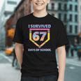 I Survived 67 Days Of School Baseball Trend For Boys Girls Graphic Youth I Survived 67 Days Of School Baseball Trend For Boys Girls Graphic Youth