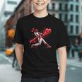 Valentine Baseball Player Drip Graphic Youth