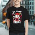 Valentines Day Six Seven Bruh 6 7 Meme Baseball Drip Boys Graphic Youth