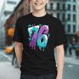 Vintage Baseball 76 Number Graphic Youth